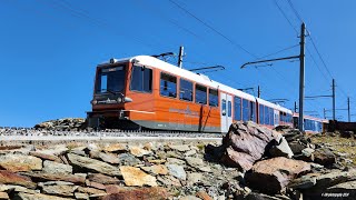 Riding the Gornergrat railway Zermatt  Gornergrat VS [upl. by Deirdra794]