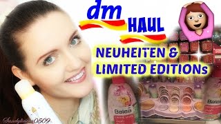 DM HAUL  Drogerie Neuheiten und Limited Editions April 2016  Sandylicious [upl. by Ayala]