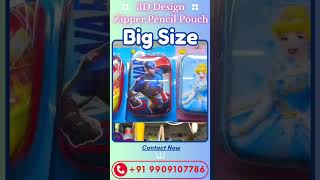 Big Size 3D Design Zipper Pencil Pouch in Superb Quality Arrival at Ronak Store pouch 3ddesign [upl. by Aiekam]