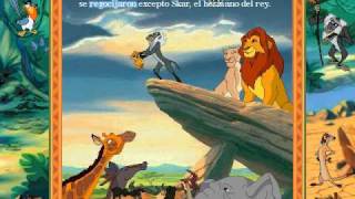 Libro Animado Interactivo Rey León Español  Parte 1 [upl. by Ordnajela413]