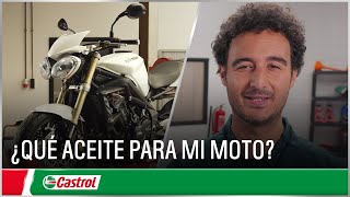 ¿Qué aceite de motor es mejor para mi moto  Tipos de aceite para la moto  Castrol España [upl. by Lenroc]