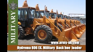 Hydrema 806 Back hoe Wheeled loader [upl. by Iohk757]