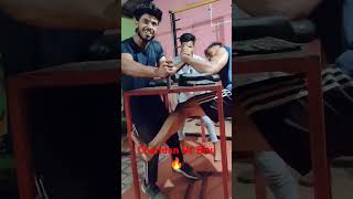 Chandan Vs Bitu 🔥armwrestling powerful power armfight armwrestler hardwork fitness gymboys [upl. by Alphonsine]