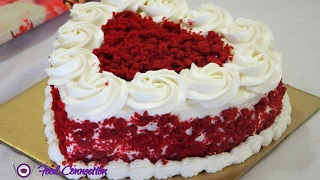 Eggless Red Velvet Cake  Easy Cake Recipe for Beginners  Start To Finish  Food Connection [upl. by Eelanna]