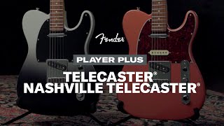 Exploring the Player Plus Telecaster Models  Fender [upl. by Sander713]