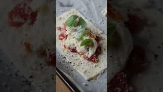 Sundried Tomato and Fior di Latte Tarts cheese food youtubeshorts [upl. by Kenyon]