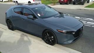 2019 Mazda3 Manual Polymetal Grey Red Interior Owners Review [upl. by Perkin234]