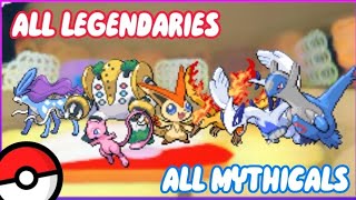 ALL LEGENDARIES amp MYTHICALS LOCATIONS IN POKÉMON BRICK BRONZE [upl. by Ardnassela]