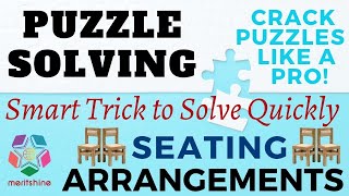 Seating Arrangement  Smart Method  Puzzle Solving [upl. by Philbert355]