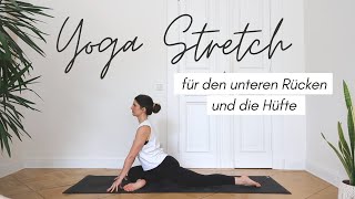 Yoga Stretch für den unteren Rücken amp die Hüfte  Anspannung lösen in 20 Minuten [upl. by Lyreb]