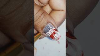 Nail art design tamil tamilsong anirudh love simplenailartdesignsathome [upl. by Ttayh]