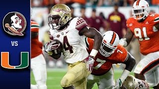 Florida State vs Miami Football Highlights 2016 [upl. by Deery791]