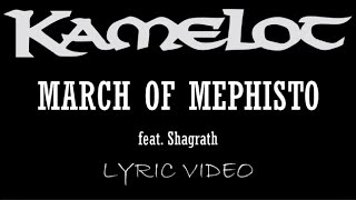 Kamelot  March Of Mephisto feat Shagrath  2005  Lyric Video [upl. by Asilana863]