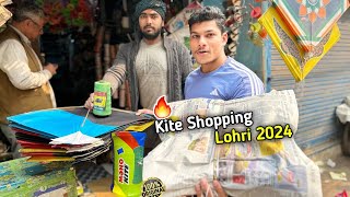 🔥Lohri Kite Shopping 2024  Kite Market  Kite Shop  Mono Kite [upl. by Repard]