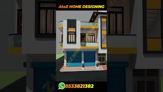 Corner Shop House Design [upl. by Ahsimot606]