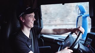 Driving Scania’s waxing truck is Jakob’s dream job [upl. by Anidam]