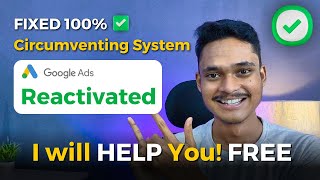 Google Ads account suspended circumventing systems  How to Reactivate Google Ads Suspended Account✅ [upl. by Frederiksen]