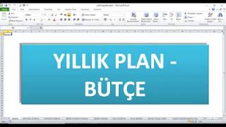 YILLIK PLAN  BÜTÇE NASIL HAZIRLANIR [upl. by Akiria]