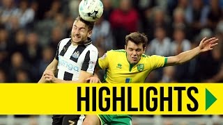 HIGHLIGHTS Newcastle United 43 Norwich City [upl. by Sahc]