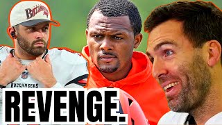 BAKER MAYFIELD amp JOE FLACCO ON NFL REVENGE TOUR Both Quarterbacks Have OUTPERFORMED Deshaun Watson [upl. by Errecart143]