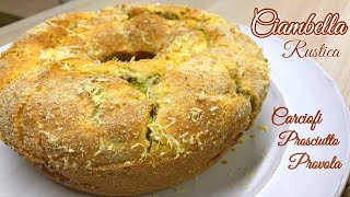 CIAMBELLA RUSTICA ISTANTANEA ricetta veloce RUSTIC BAGEL [upl. by Bluh]