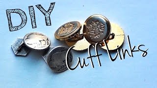 How to Make Cuff Links ♥ DIY Gifts [upl. by Eceinwahs749]