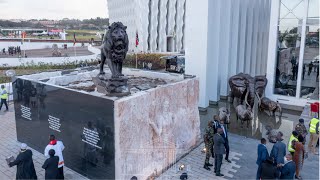 DRONE FOOTAGETHE MAGNIFICENT UHURU GARDENS MUSEUM amp MONUMENT COMMISSIONED BY PRESIDENT UHURU TODAY [upl. by Noxas]