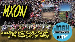 MXON spend a weekend with me at the Monster Energy Motorcross of nations [upl. by Swec]