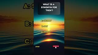 Synonym Trivia Quiz  How well can you do synonyms quiz trivia shortsfeeed quiztime gk fyp [upl. by Skye]