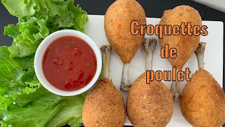 Croquettes de poulet fourrées au fromage [upl. by Acinnad220]