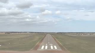 PHPHS Partenavia P68B landing at Geraldton airport Western Australia [upl. by Windsor]