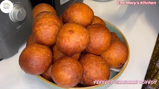 How to Make Ghanaian Bofrot Authentic Street Snack Recipe [upl. by Onabru]