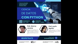 Ciencia de Datos con Python  9na sesión 07  07  24 [upl. by Amak]