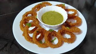 Crispy Onion Rings Recipe l Home made onion rings [upl. by Leff]