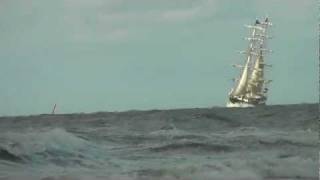 Segelschiff im Sturm vor Norderney [upl. by Seadon]