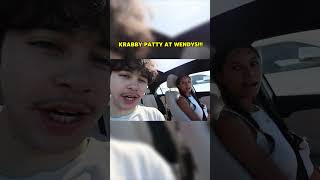 KRABBY PATTY IRL full video here NoahSweeney krabbypatty wendys [upl. by Viva]