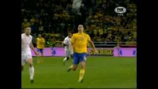 Suecia 4  2 Inglaterra  Ibrahimovic 4to gol [upl. by Slerahc435]