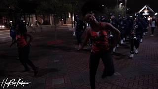 Prancing JSettes amp SBOTS  Marching Back To Band Hall  JSU vs UAPB Basketball Game 2020 [upl. by Attiuqal]