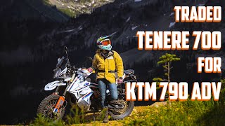 Traded Tenere 700 for KTM 790 Adventure R [upl. by Nattirb]