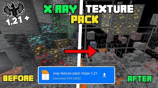 XRAY Texture Pack For MCPEBedrock 121 🤯 XRay Mod For Minecraft Pe 121 [upl. by Brittni]