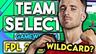 FPL GAMEWEEK 24 FINAL TEAM SELECTION  WILDCARD  RANK 19K  FANTASY PREMIER LEAGUE TIPS 202324 [upl. by Brand114]