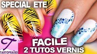 Spécial été 2 Tutos au vernis faciles  piscine VS cocotier [upl. by Intosh]