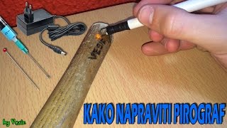 Kako napraviti pirograf za drvo [upl. by Winona]