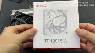 Quạt IDCooling TF12015K  TF12015W 12cm – mỏng 15cm 4 pin PWM 2200 RPM 6758 CFM [upl. by Naot]