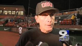 Pat Casey After Oregon States 31 Win in Civil War Series Opener [upl. by Ananna]