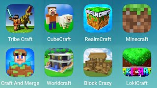 Tribe Craft Cube Craft RealmCraft Minecraft Craft and Merge Worldcraft Block Crazy Lokicraft [upl. by Dole653]