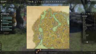 Elder Scrolls Online  Blackwood Treasure Map 6 [upl. by Yrebmik]