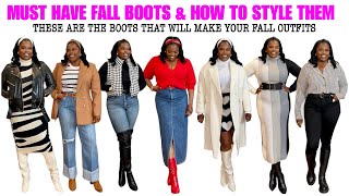 MUST HAVE FALL BOOTS AND HOW TO STYLE THEM [upl. by Timotheus]