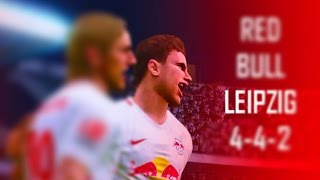 FORMATION TIPS PES 2017  442 RASENBALL LEIPZIG 201617 [upl. by Nnaerb]