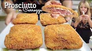 PROSCIUTTO IN CARROZZA ricetta con PANCARRÈ facile e veloce  Tutti a tavola [upl. by Tnert]